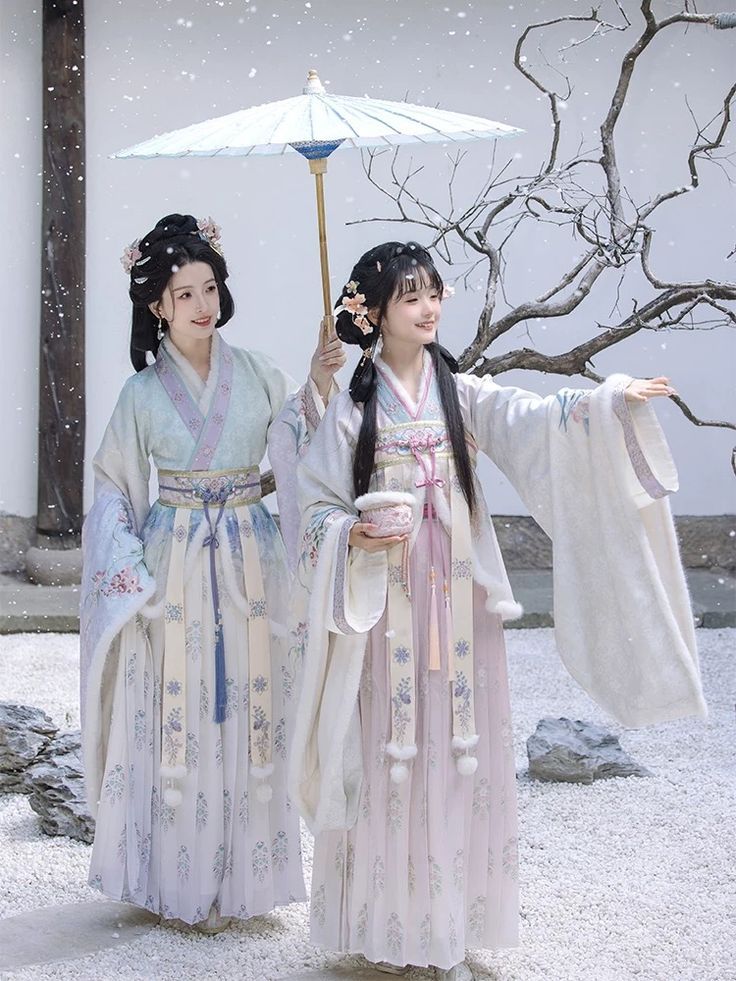 Winter Hanfu Skirts for Girls:Celebrating the Spring Festival in Traditional Elegance Winter Hanfu Skirts for Girls:Celebrating the Spring Festival in Traditional Elegance