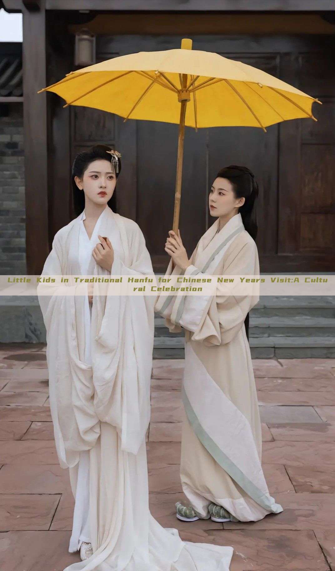 Little Kids in Traditional Hanfu for Chinese New Years Visit:A Cultural Celebration Little Kids in Traditional Hanfu for Chinese New Years Visit:A Cultural Celebration
