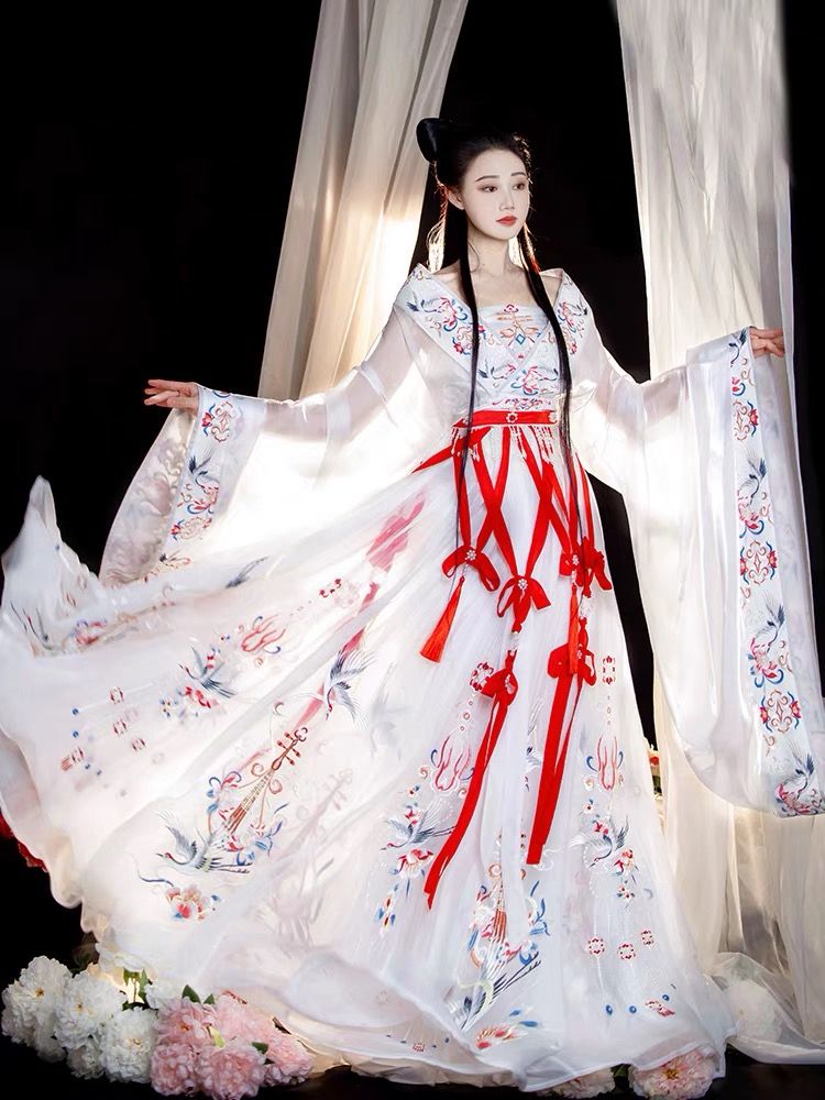 Affordable Hanfu Full Set:Three-Piece Combination Affordable Hanfu Full Set:Three-Piece Combination