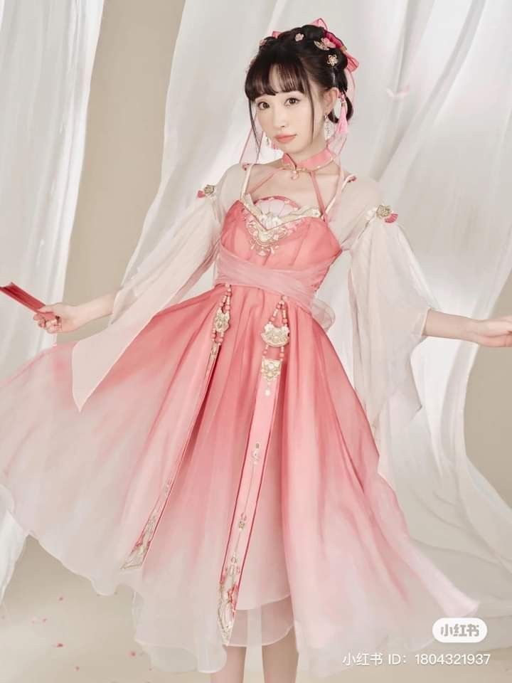 2024 New Girls Hanfu Summer Fashion Set 2024 New Girls Hanfu Summer Fashion Set