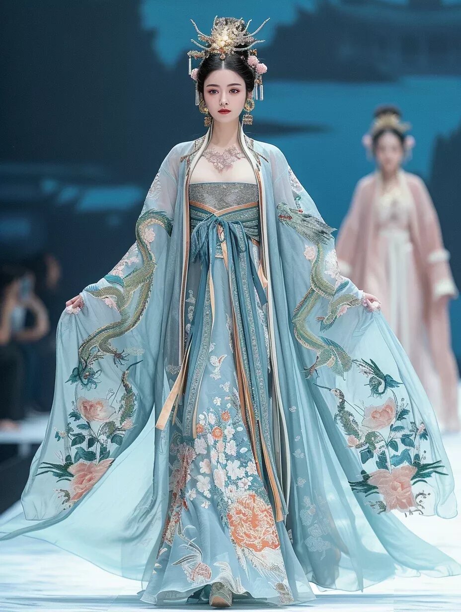 Beauty in Traditional Chinese Fashion:The Allure of Hanfu Han Clothing) Beauty in Traditional Chinese Fashion:The Allure of Hanfu Han Clothing)