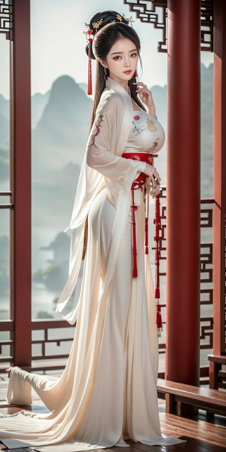 The Charm of White Cheongsam in Summer The Charm of White Cheongsam in Summer