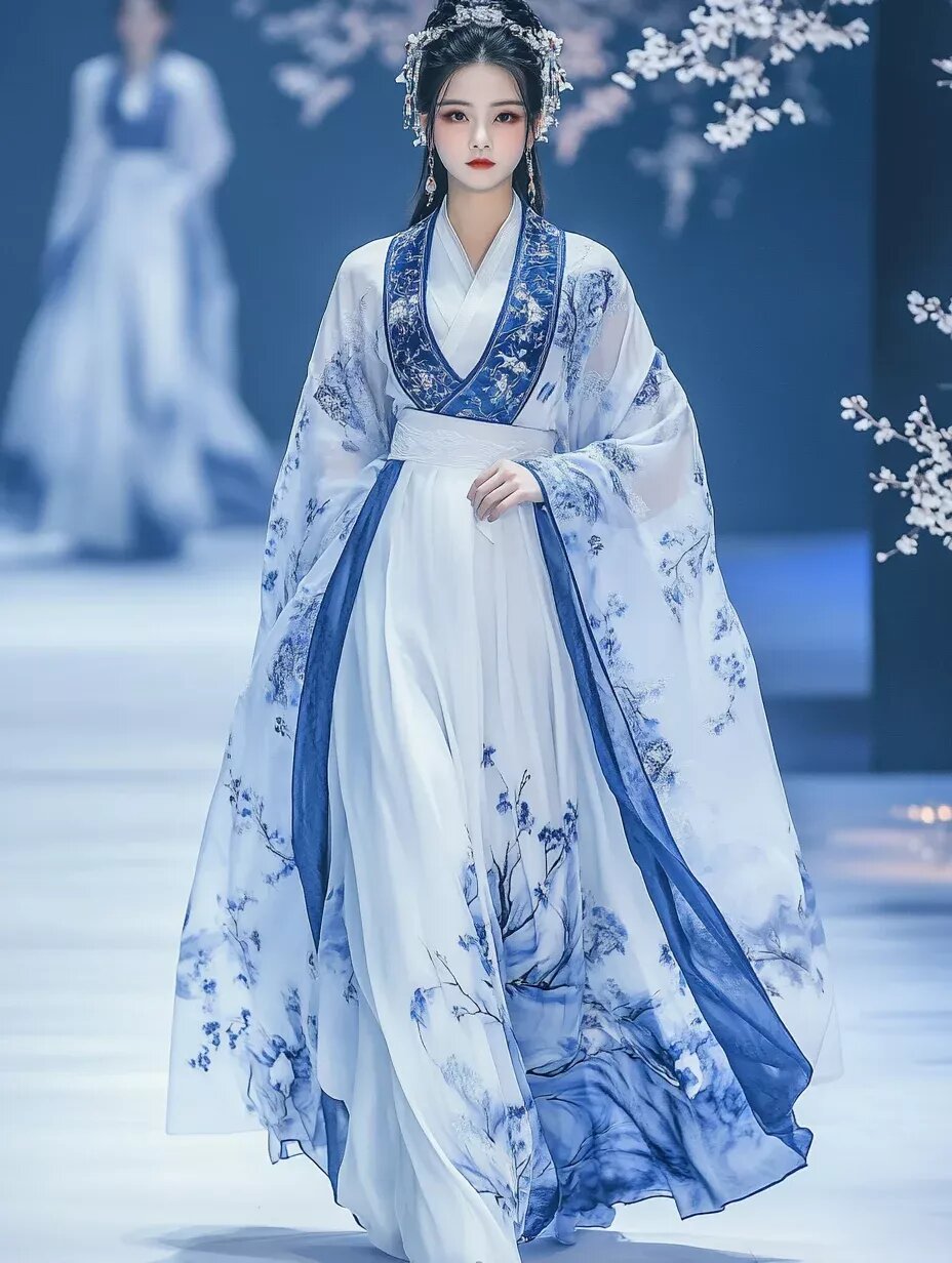 Dance of the Silk Road:The Fusion of Traditional Chinese Hanfu and Western Cultural Elegance Dance of the Silk Road:The Fusion of Traditional Chinese Hanfu and Western Cultural Elegance