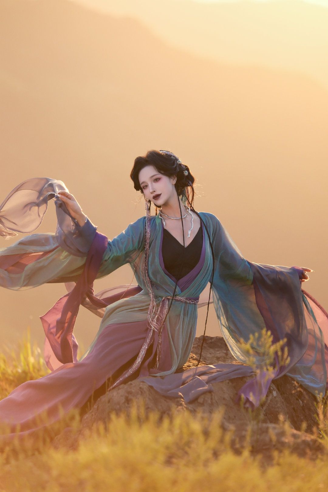 Little Girl in Traditional Chinese Attire:A Fairy-like Ancient Charm Little Girl in Traditional Chinese Attire:A Fairy-like Ancient Charm