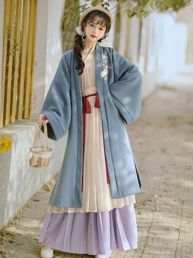 Spring Childrens Hanfu Girls Ancient Style Set Spring Childrens Hanfu Girls Ancient Style Set