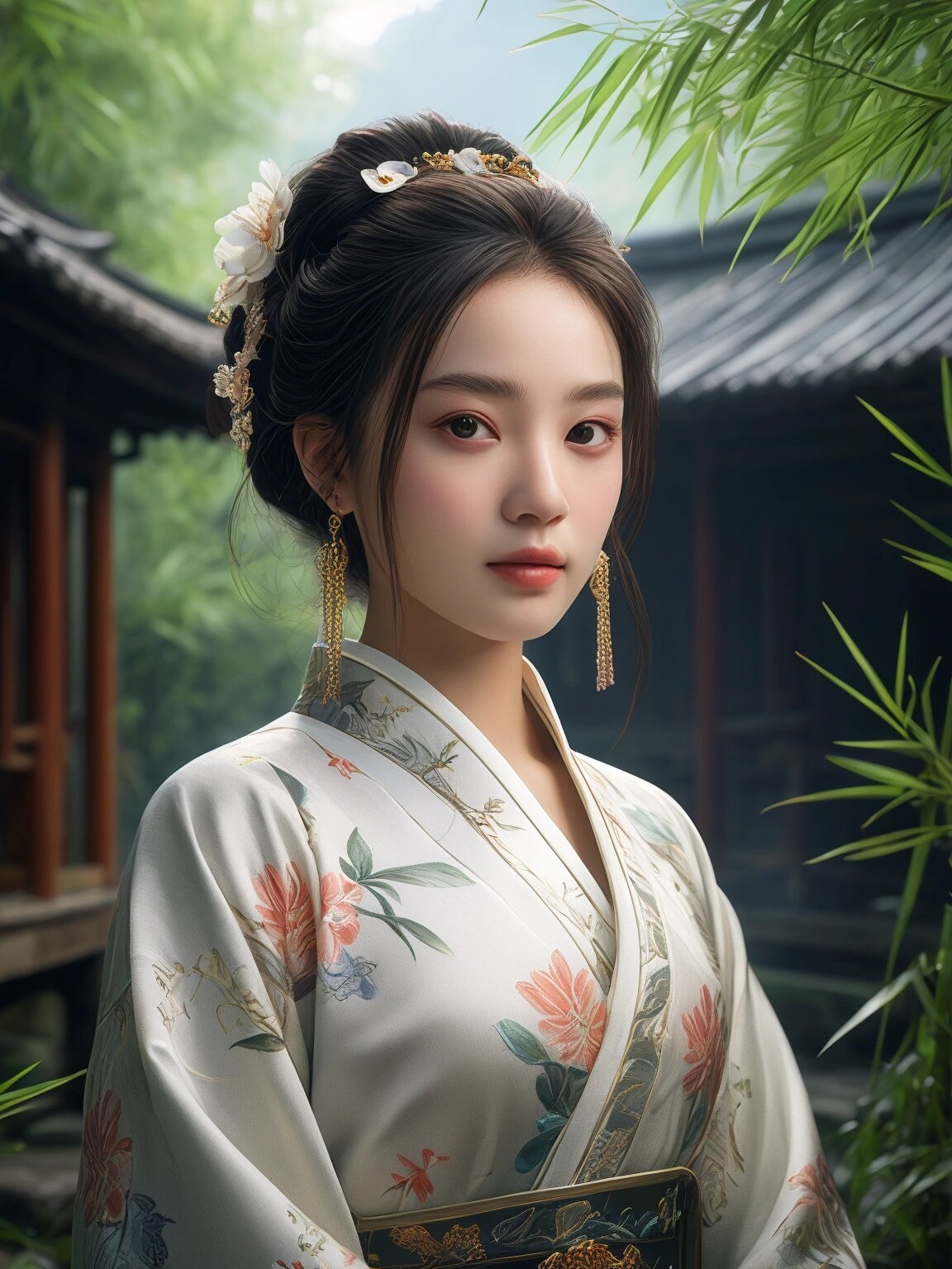 Elegance in Original Hanfu:ZézhǐSháo Huá Elegance in Original Hanfu:ZézhǐSháo Huá