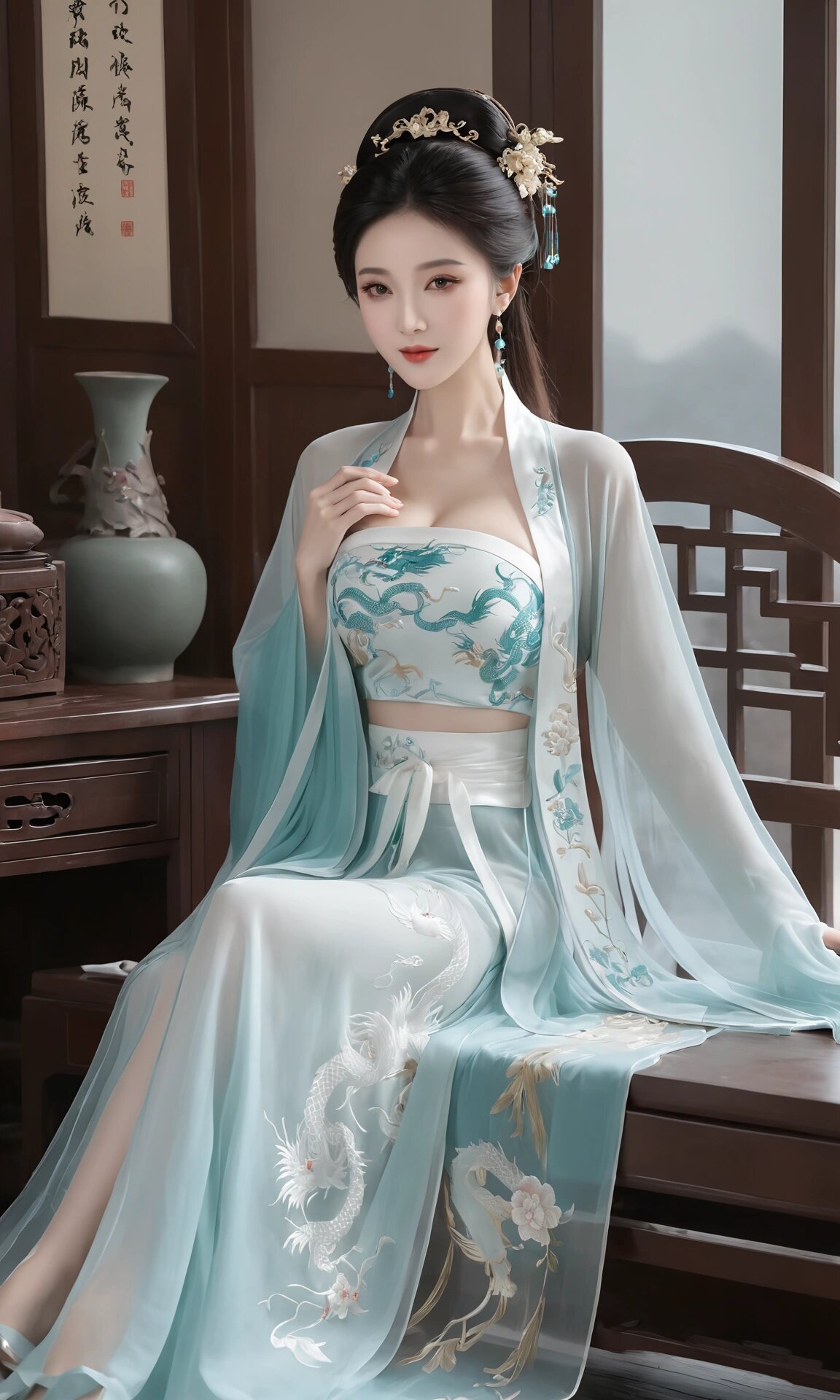 Youthful Elegance in Traditional Cheongsam:Modern Long-sleeved Gowns with a Premium Edge Youthful Elegance in Traditional Cheongsam:Modern Long-sleeved Gowns with a Premium Edge