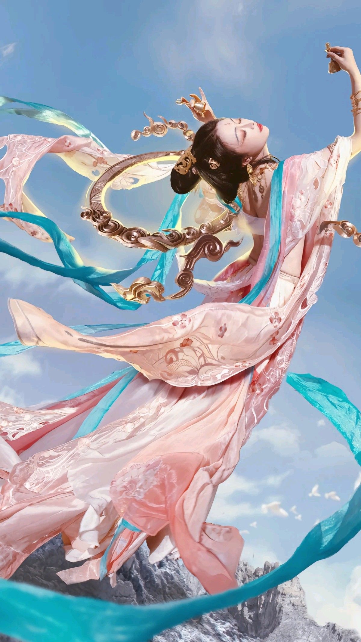 The Splendor of Ming-Style Hanfu in the Red Spectrum