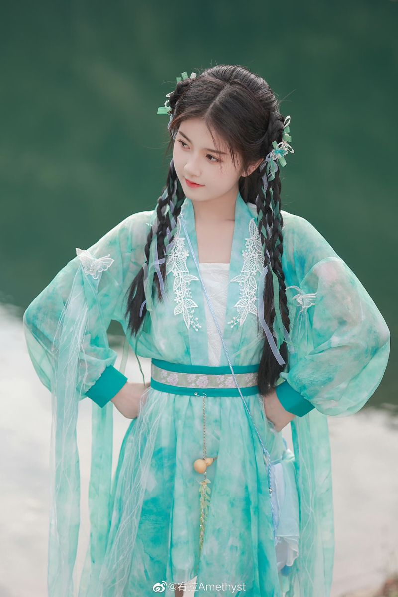 Summer Girls Hanfu Fashion:Short-sleeved Hanfu for Little Girls Summer Girls Hanfu Fashion:Short-sleeved Hanfu for Little Girls