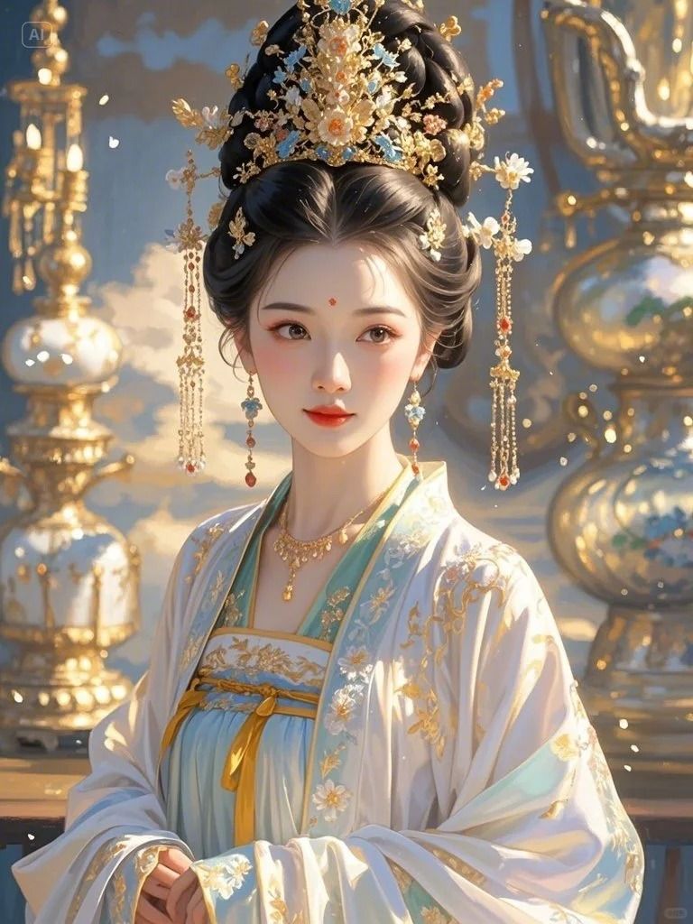 Cloud-Inspired Cheongsam:Embracing the Elegance of a Traditional Chinese Beauty Cloud-Inspired Cheongsam:Embracing the Elegance of a Traditional Chinese Beauty