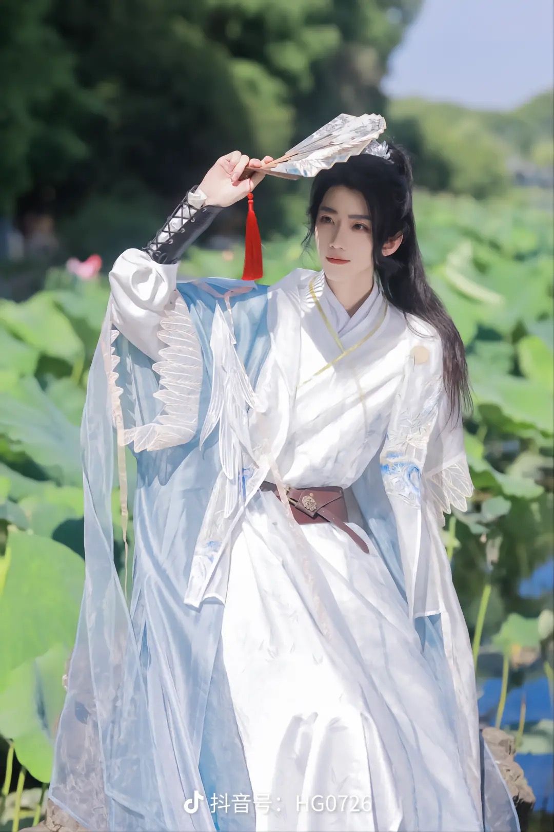 The Enchantment of a Pink Hanfu Adult Woman The Enchantment of a Pink Hanfu Adult Woman