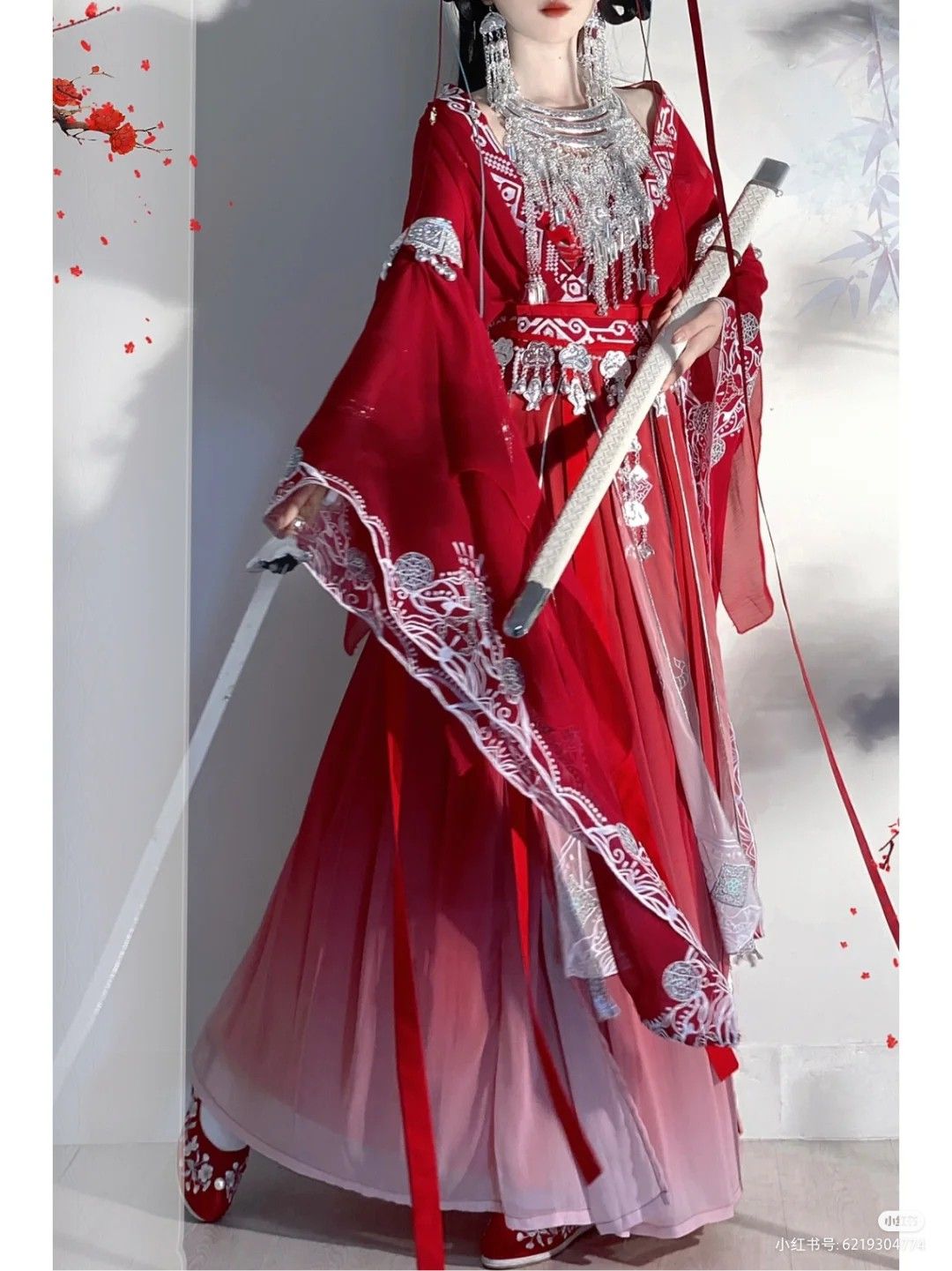 Ink-Washed Elegance:A Girls Maimi Skirt in Traditional Chinese Style Ink-Washed Elegance:A Girls Maimi Skirt in Traditional Chinese Style