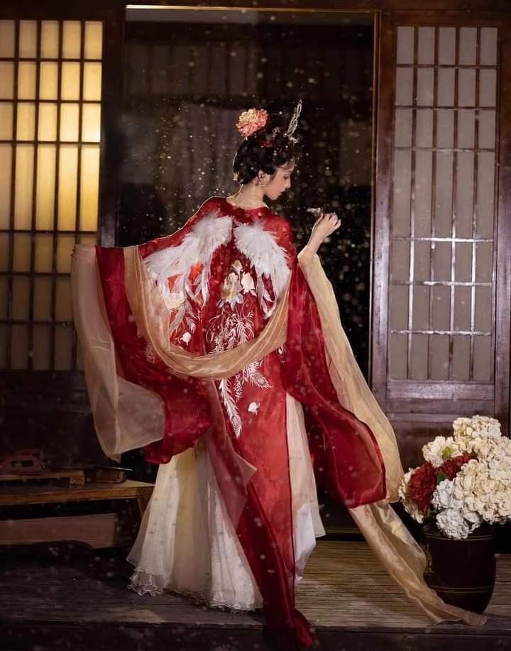 Traditional Splendor:The Charm of Tang Suit with Golden Silk Velvet Ensemble Traditional Splendor:The Charm of Tang Suit with Golden Silk Velvet Ensemble