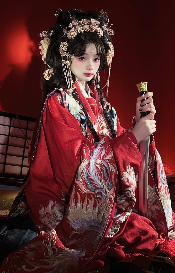 The Dominant Presence of a Black Hanfu-Wearing Child The Dominant Presence of a Black Hanfu-Wearing Child