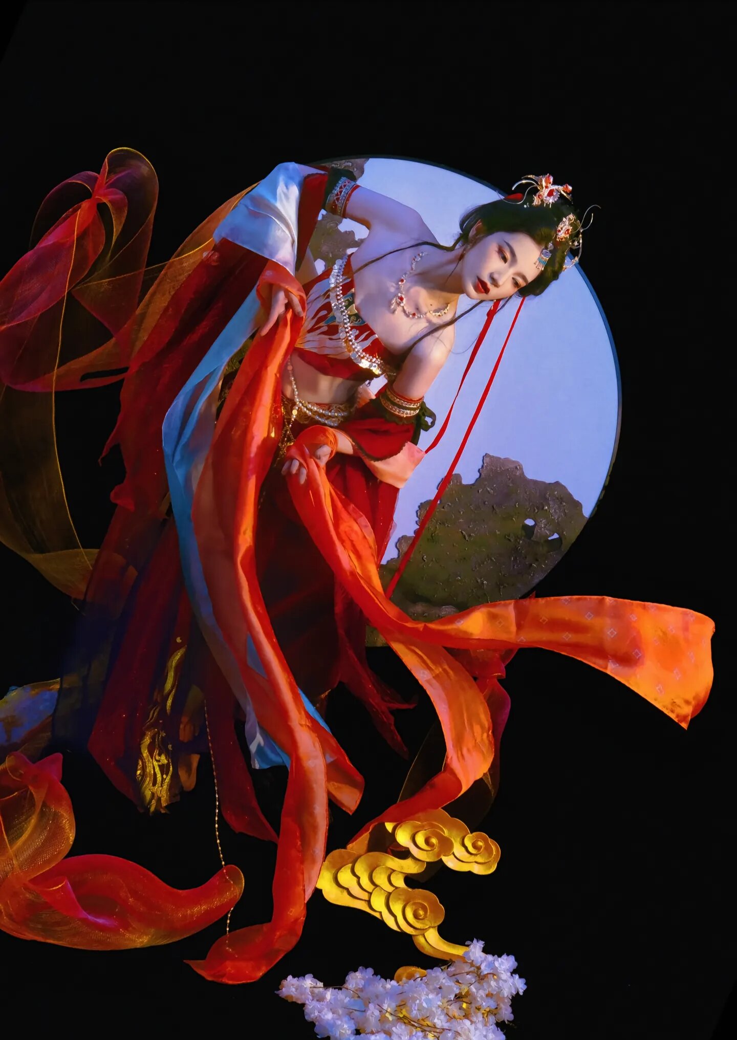Traditional Chinese-Style盘扣细节旗袍连衣裙,时尚与历史的完美融合 Traditional Chinese-Style盘扣细节旗袍连衣裙,时尚与历史的完美融合