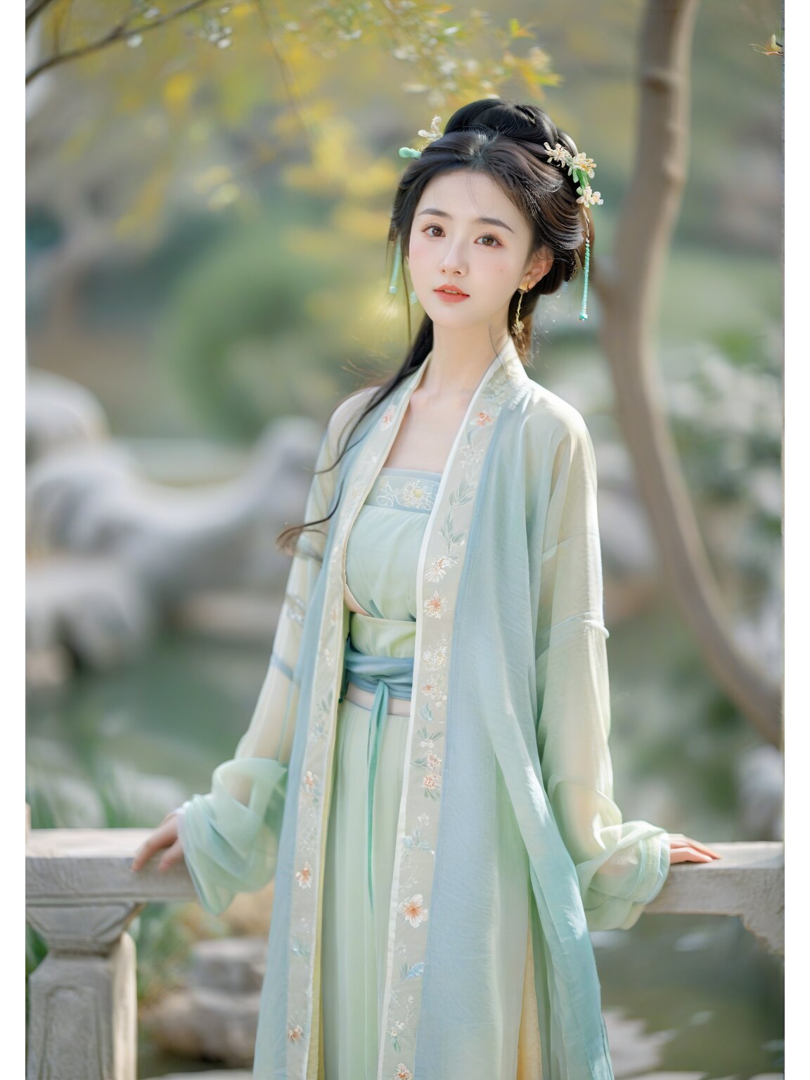 A Girls Journey into Traditional Chinese Fashion:The Charm of Hanfu Maimen Skirt Ensemble A Girls Journey into Traditional Chinese Fashion:The Charm of Hanfu Maimen Skirt Ensemble