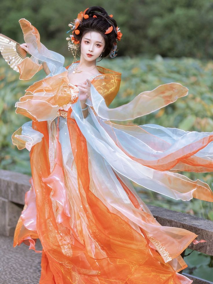 Celebrating the Lunar New Year with Traditional Hanfu Costumes for Young Girls Celebrating the Lunar New Year with Traditional Hanfu Costumes for Young Girls