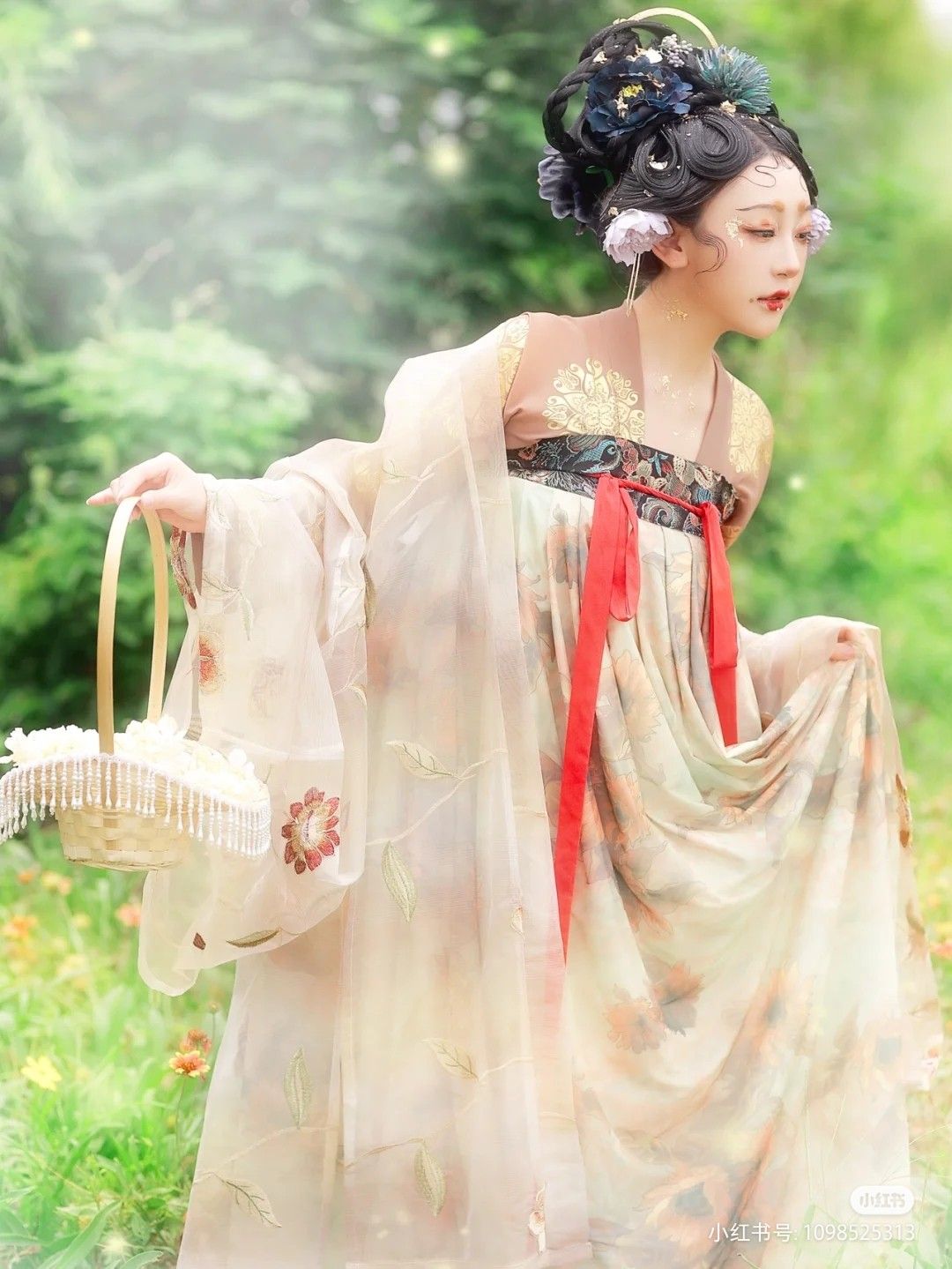 Petite Charm of Cheongsam-Style Bubble-袖连衣裙 Petite Charm of Cheongsam-Style Bubble-袖连衣裙