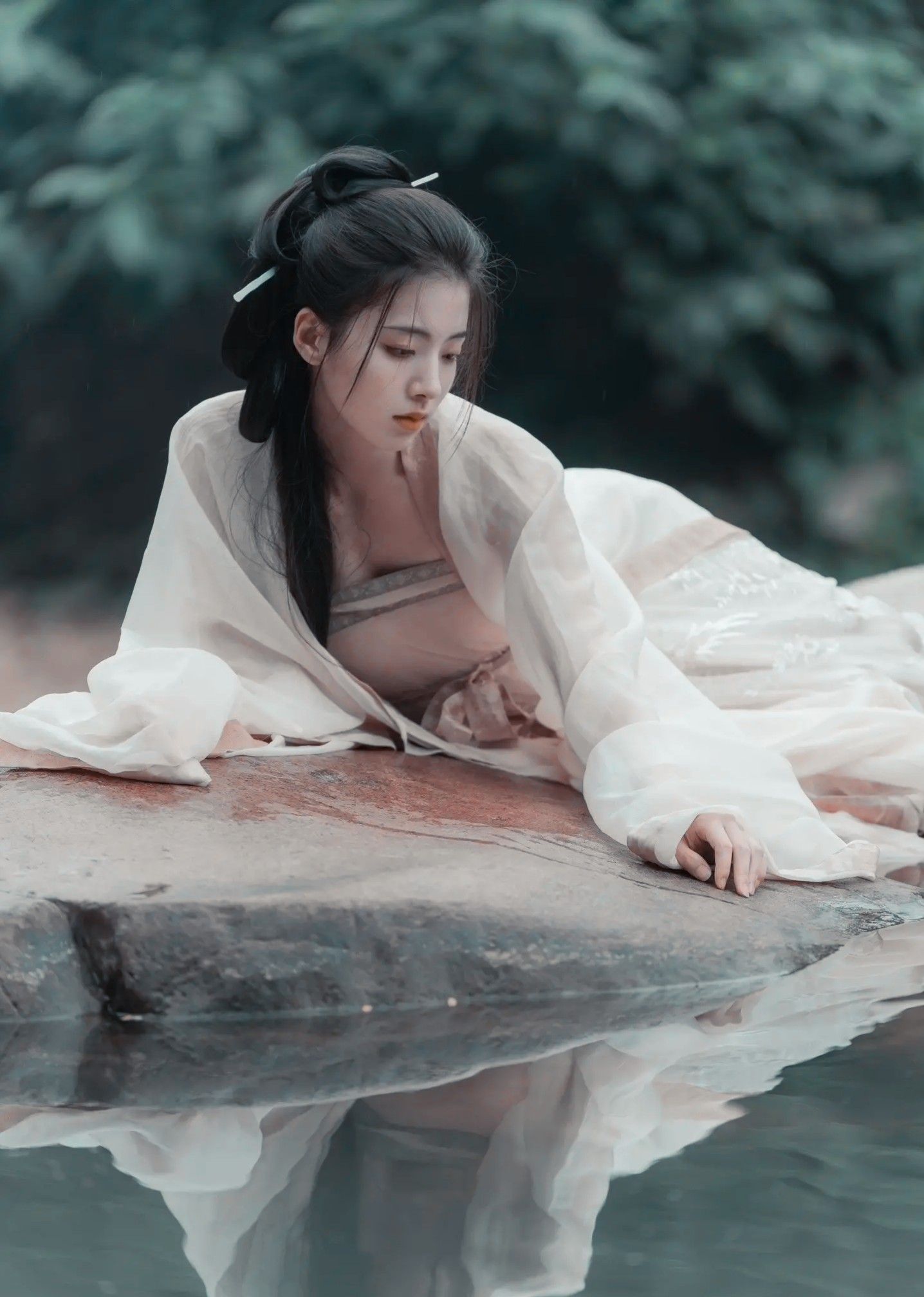 Ethereal Chinese-Style Hanfu Dress for Little Girls Ethereal Chinese-Style Hanfu Dress for Little Girls