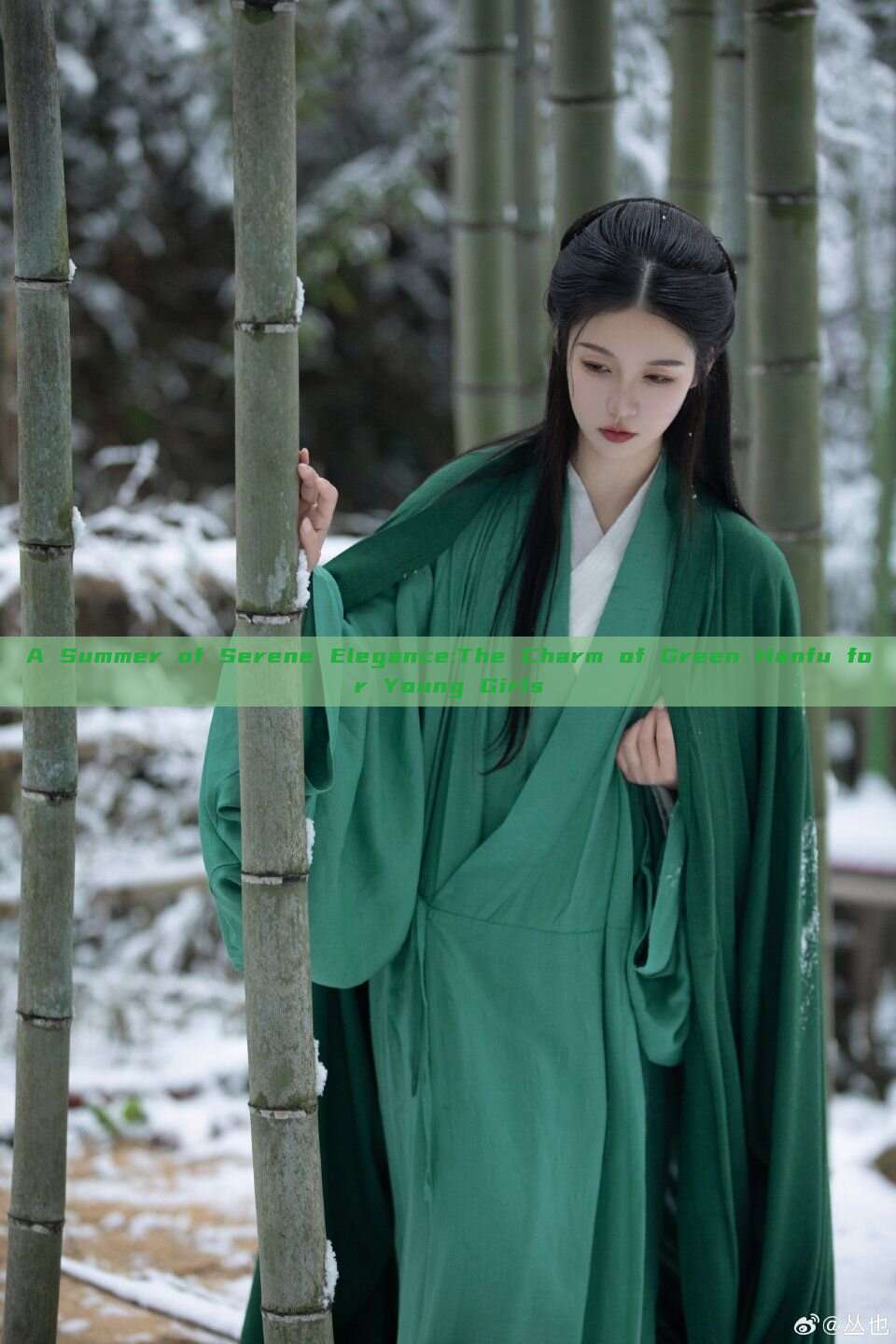 A Summer of Serene Elegance:The Charm of Green Hanfu for Young Girls A Summer of Serene Elegance:The Charm of Green Hanfu for Young Girls