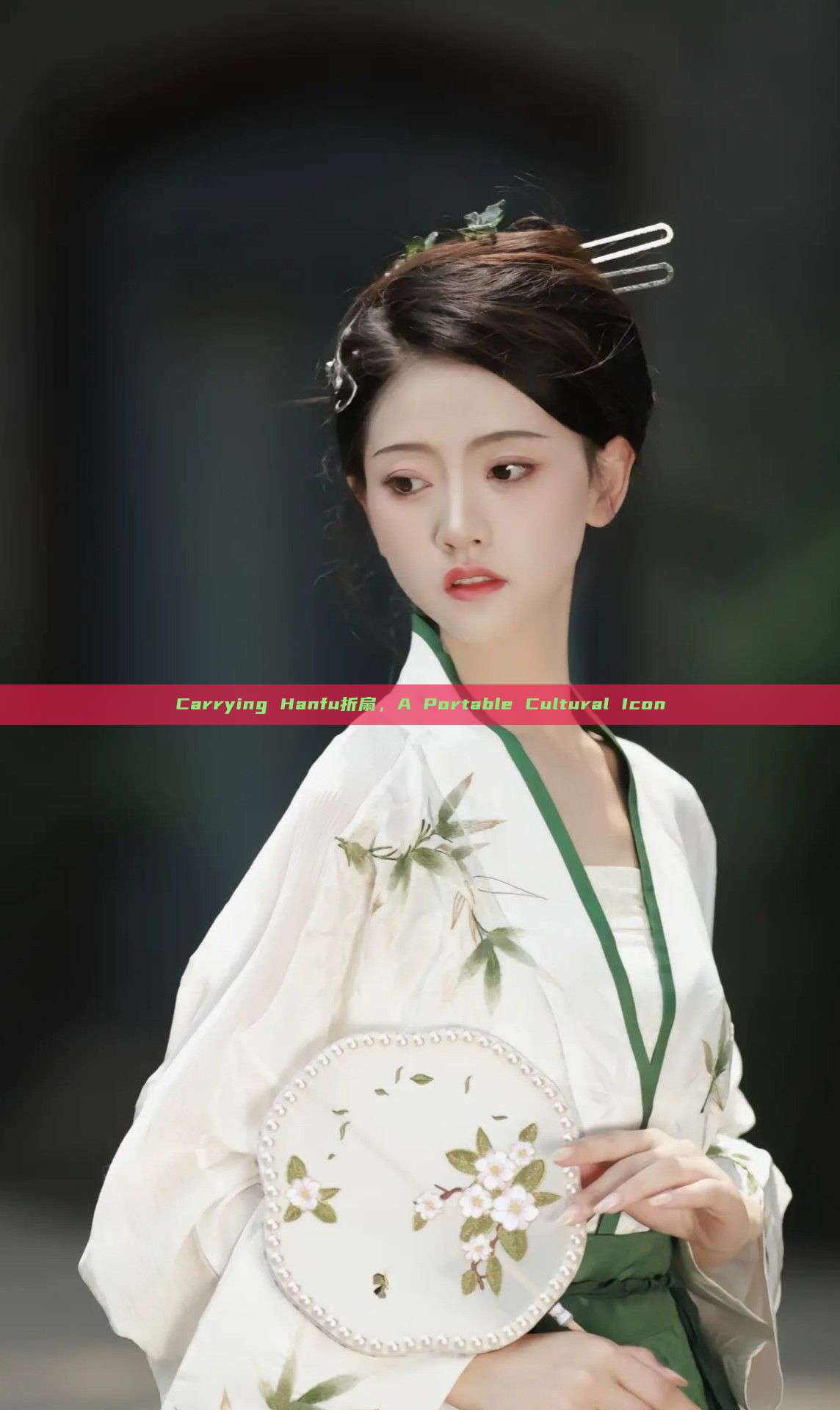 Carrying Hanfu折扇,A Portable Cultural Icon Carrying Hanfu折扇,A Portable Cultural Icon
