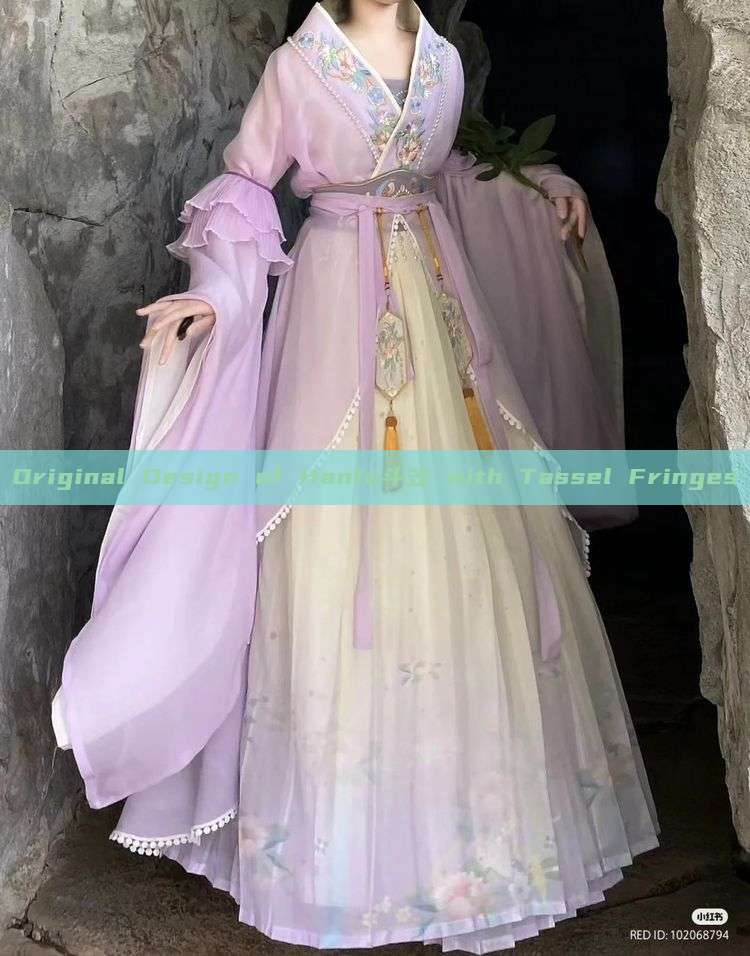 Original Design of Hanfu斗笠 with Tassel Fringes Original Design of Hanfu斗笠 with Tassel Fringes