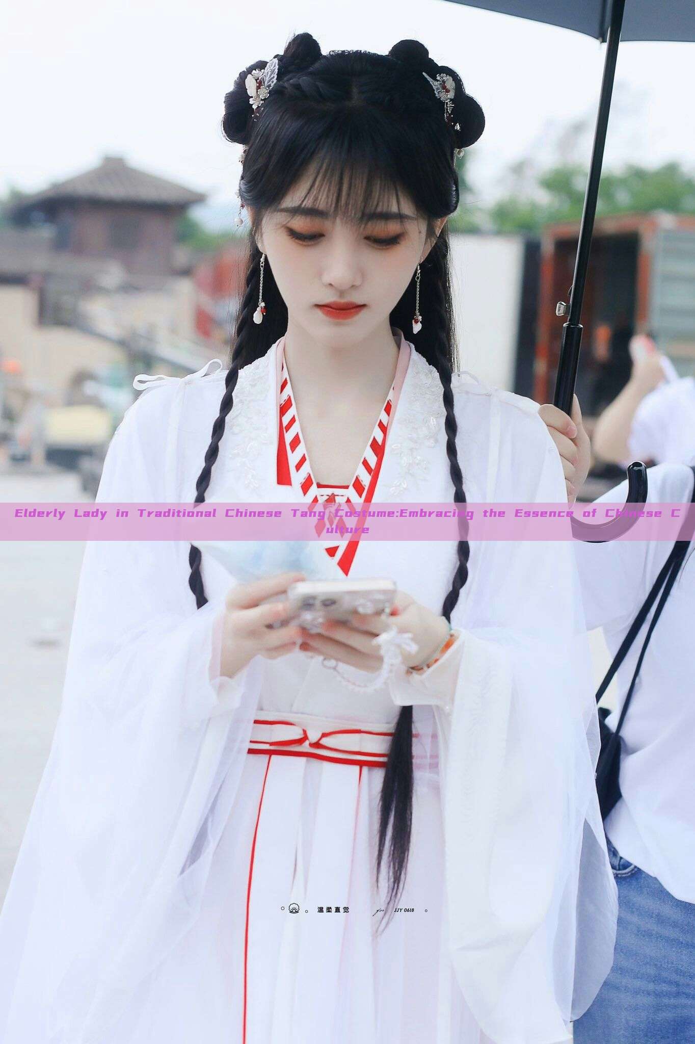 Elderly Lady in Traditional Chinese Tang Costume:Embracing the Essence of Chinese Culture Elderly Lady in Traditional Chinese Tang Costume:Embracing the Essence of Chinese Culture