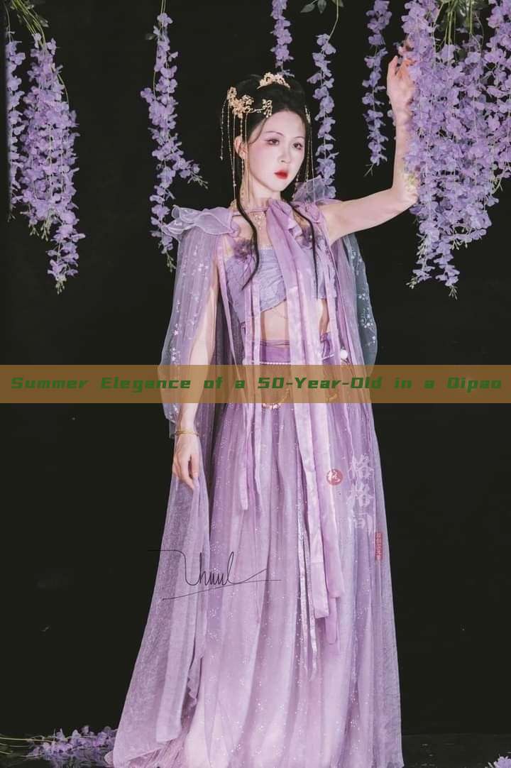 Summer Elegance of a 50-Year-Old in a Qipao Summer Elegance of a 50-Year-Old in a Qipao