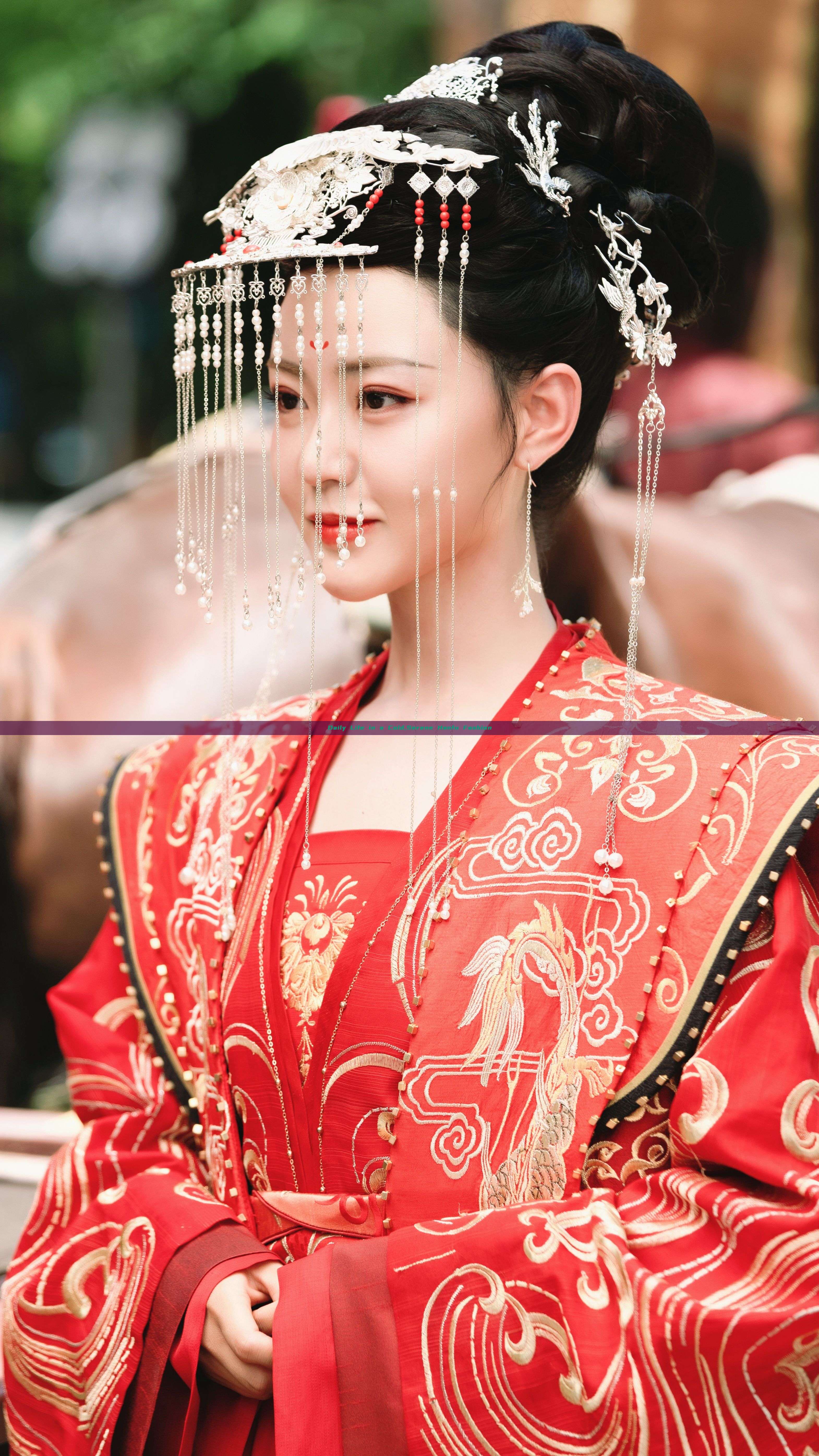 Daily Life in a Cold,Serene Hanfu Fashion